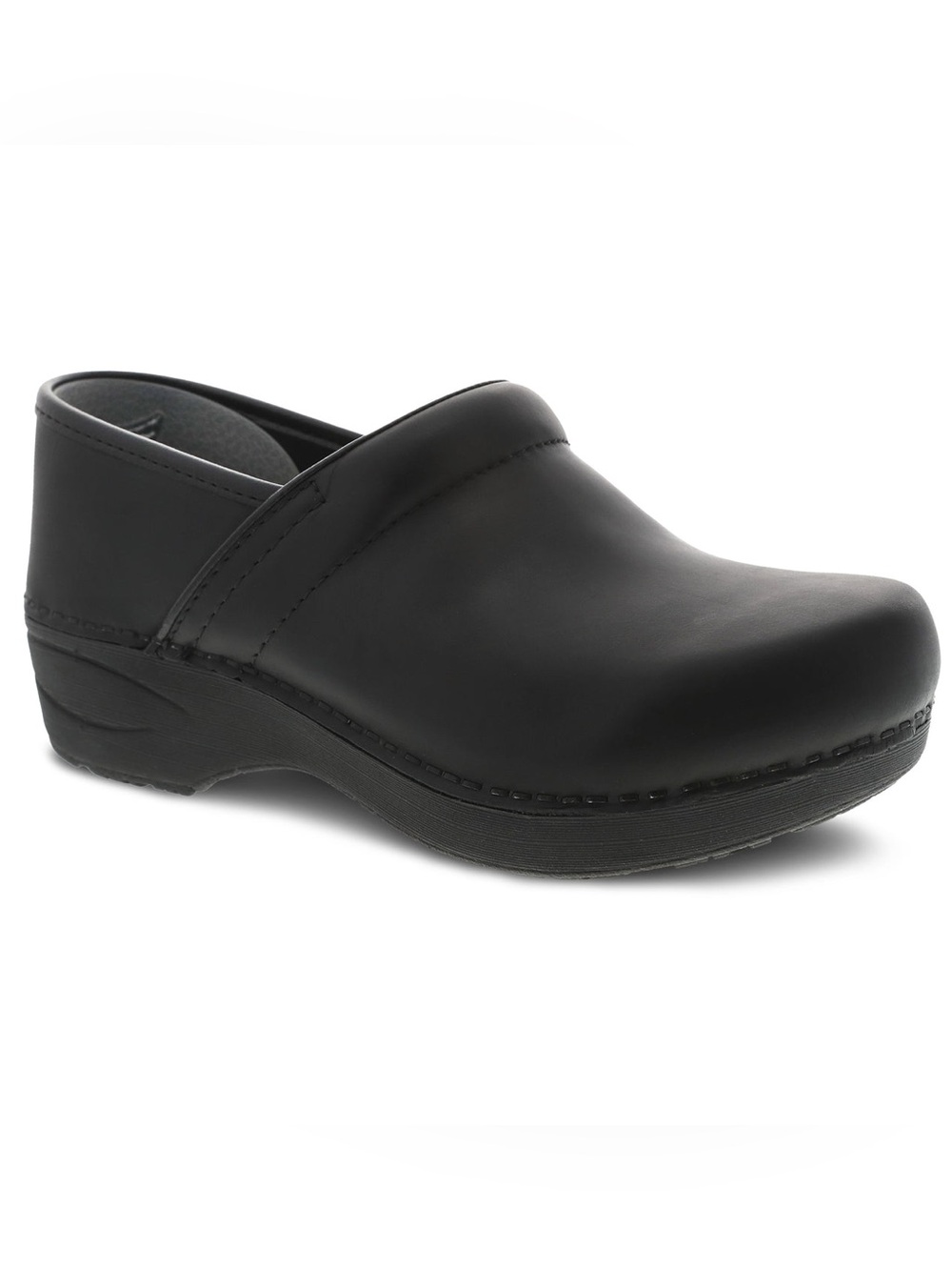 Dansko XP 2.0 Professional Clogs Black Leather Slip-On Work Shoes | EU 38 US 8